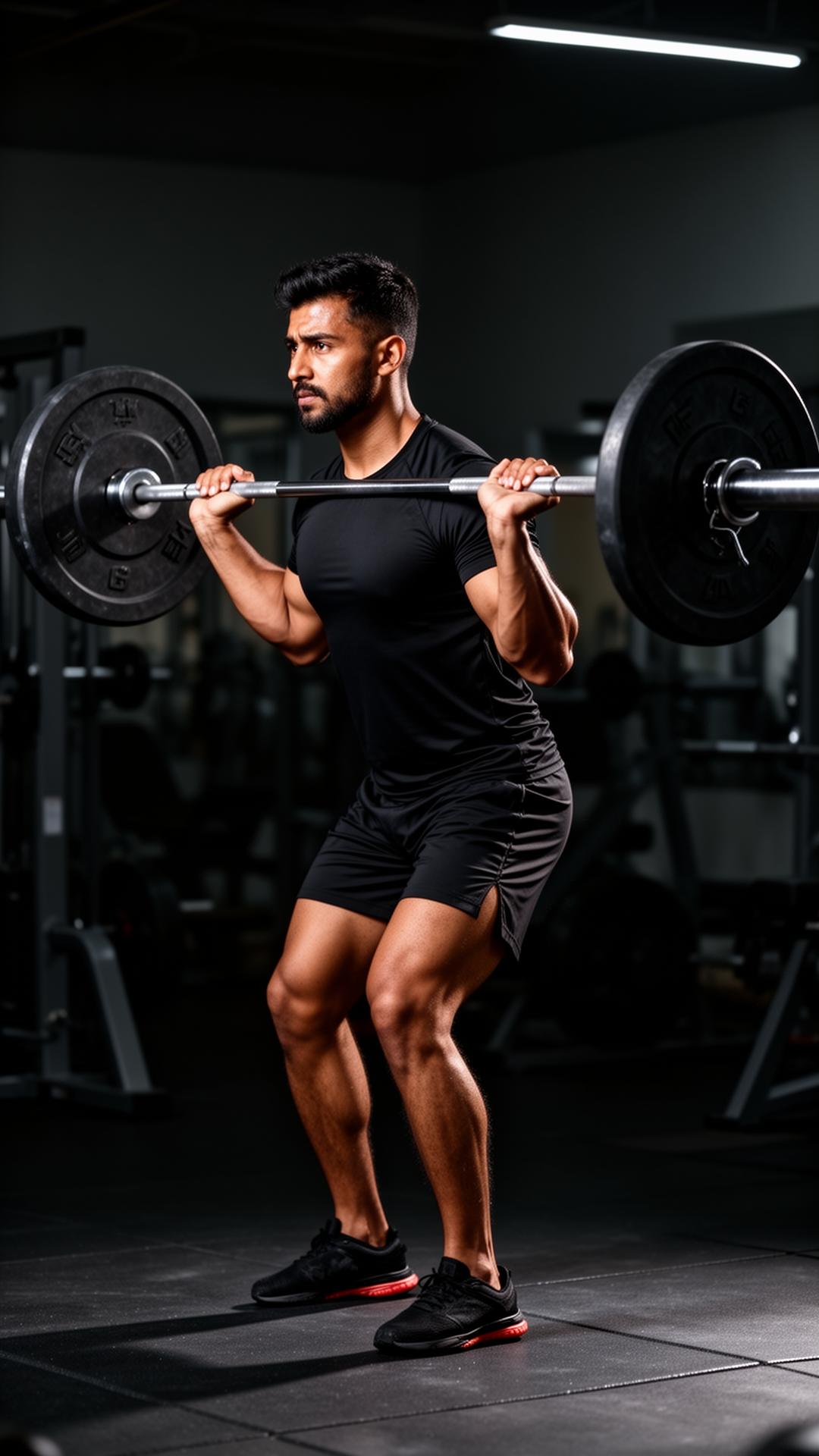 Male athlete training at Iron Peak